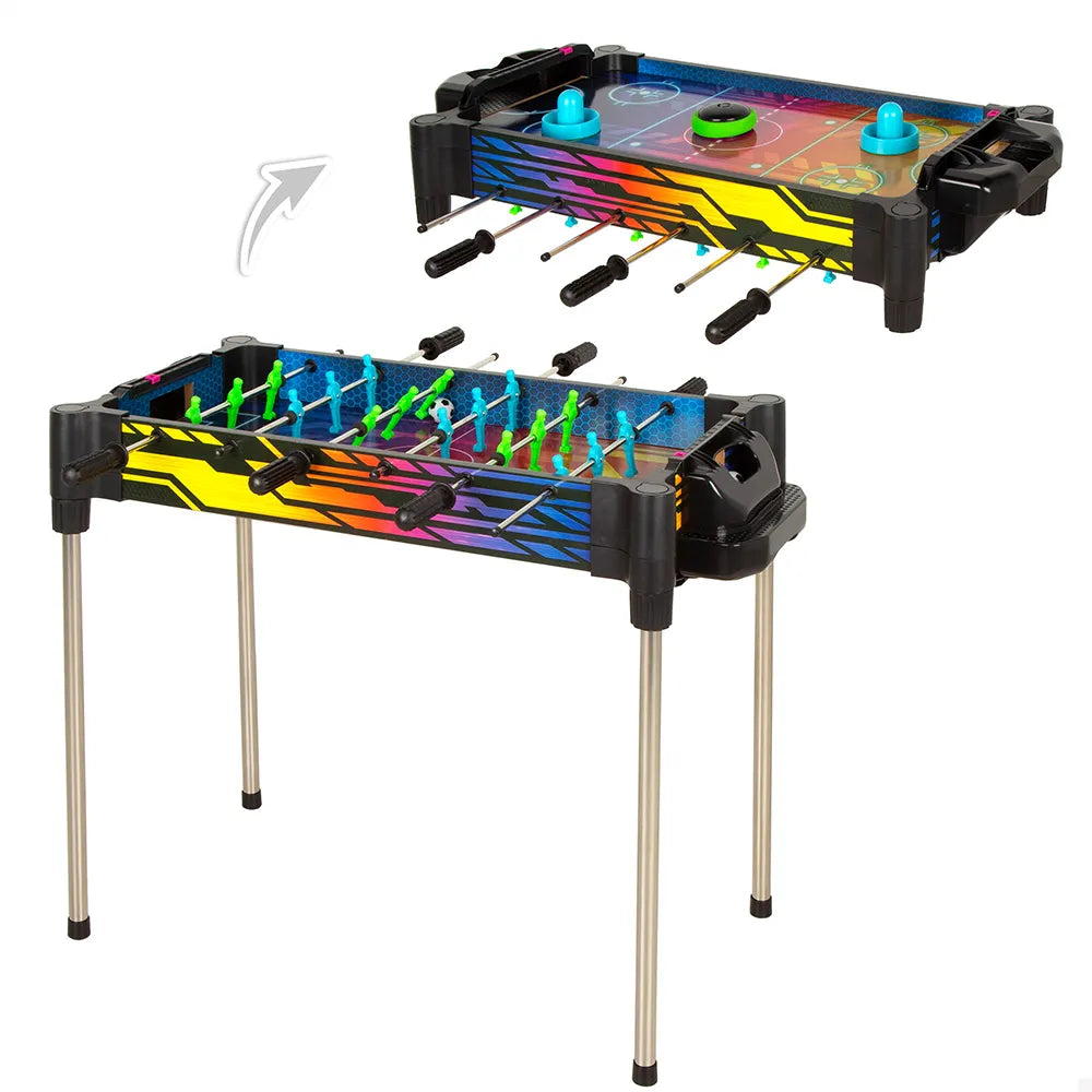 Cb games Ambassador-Foosball & Air Hockey Neon Arcade 2 in 1 board game