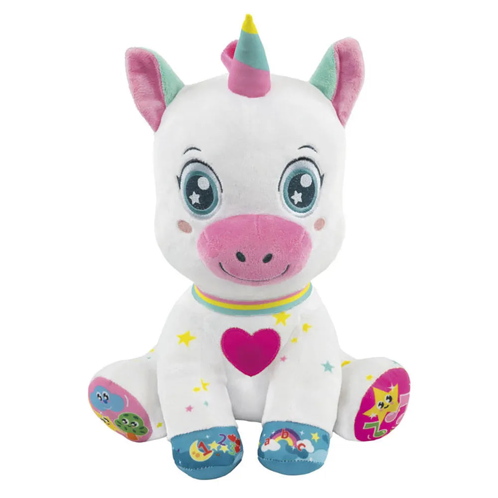 Clementoni Baby Unicorn interactive plush toy