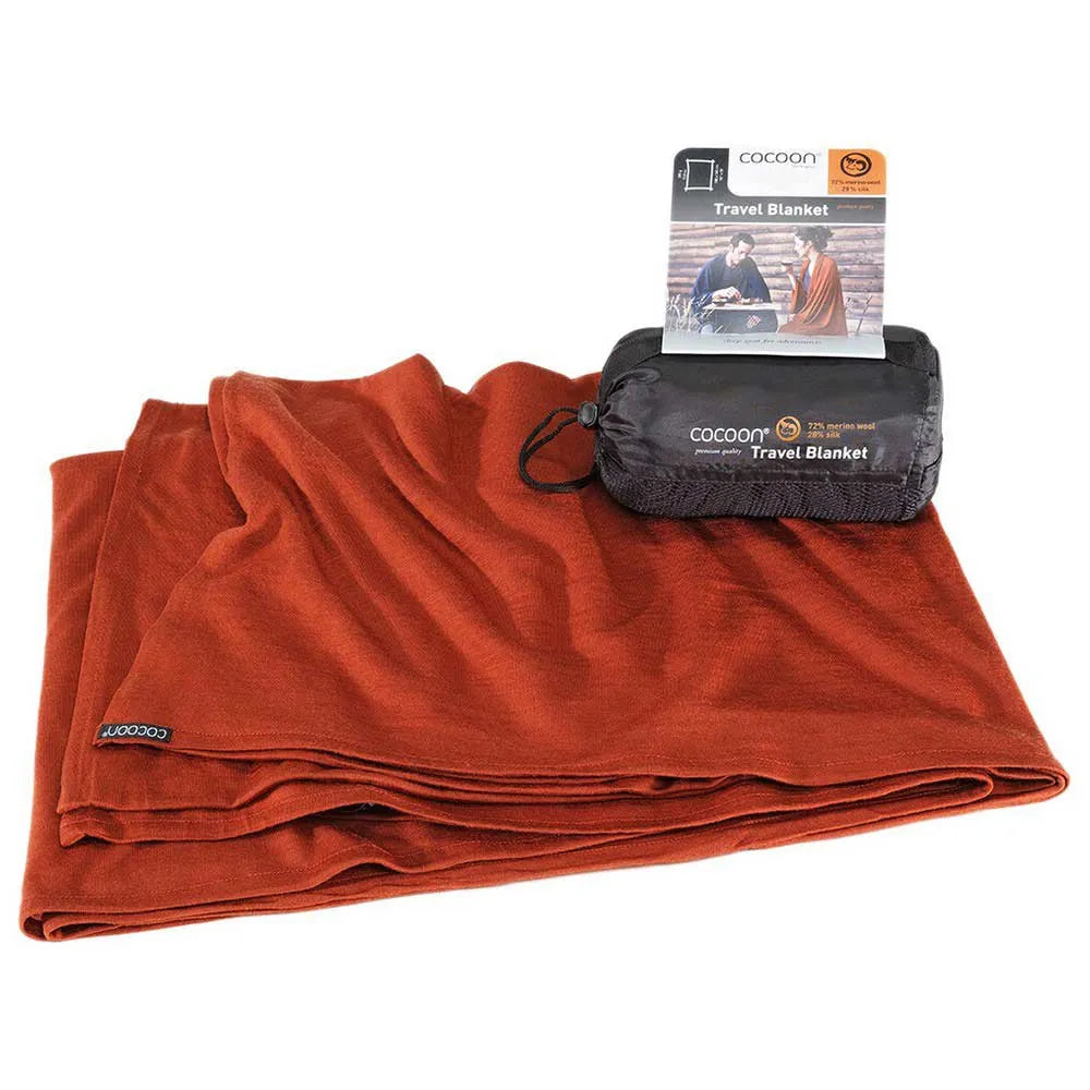 Cocoon Merino Wool-Silk Travel blanket