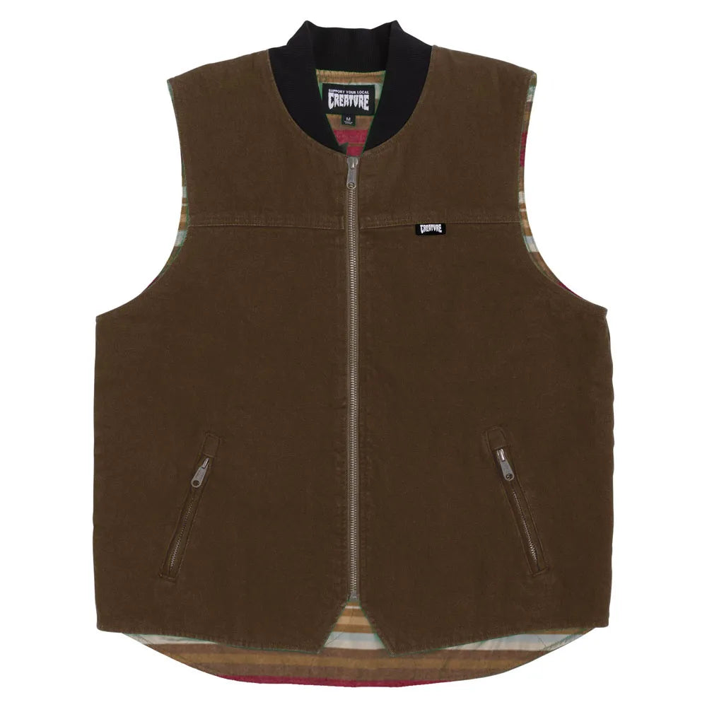Creature Work bonehead flame vest