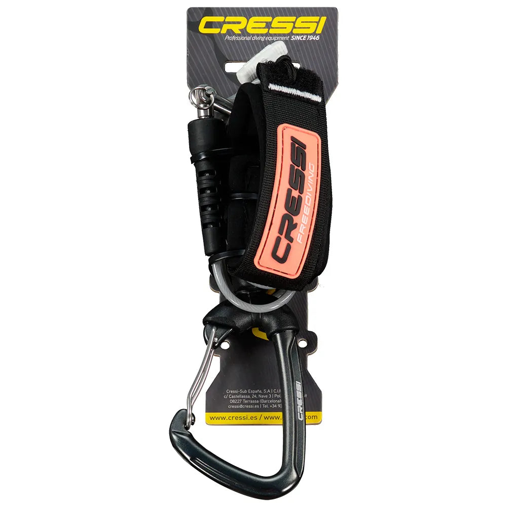 Cressi Apnea Lanyard with Aluminum carabiner