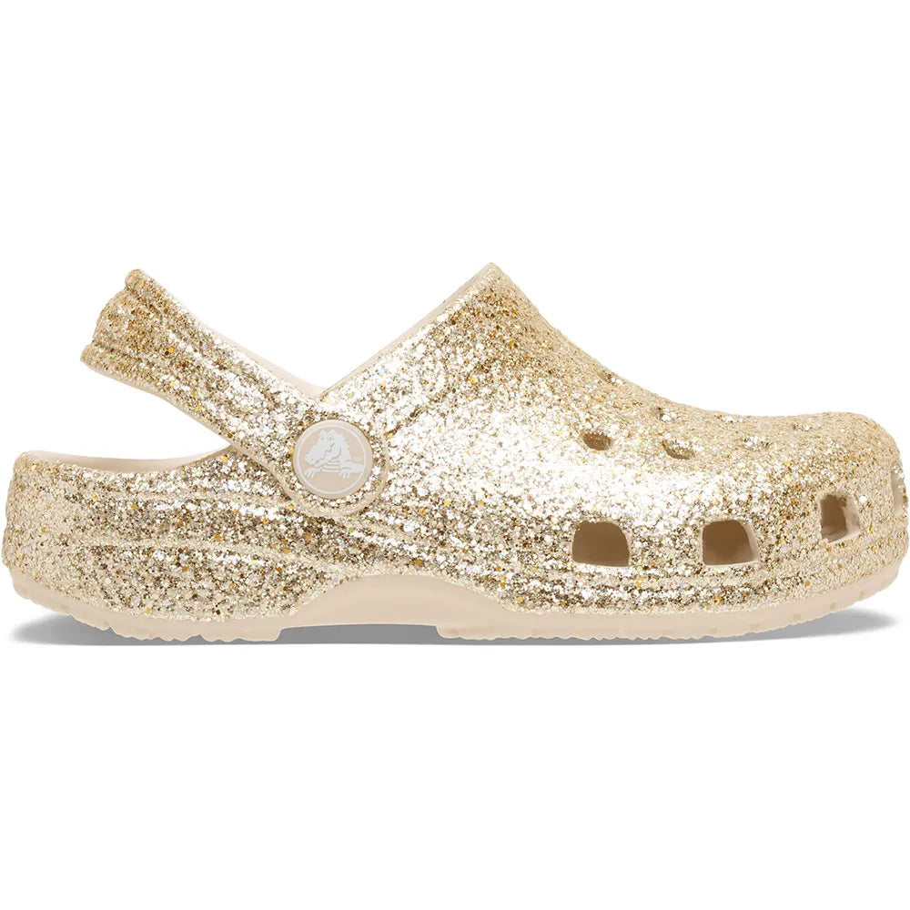 Crocs Classic Chunky Glitter toddler clogs
