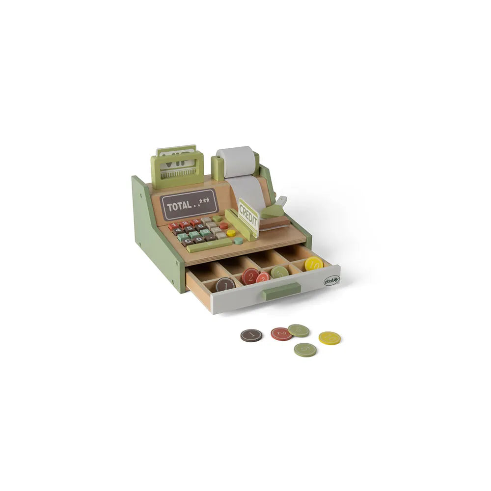 Dantoy Wooden Cash Register Set Educational Toy