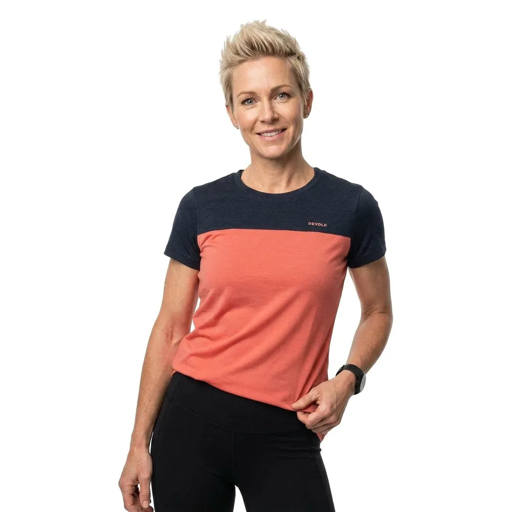 DEVOLD OF NORWAY Classic Linear short sleeve T-shirt