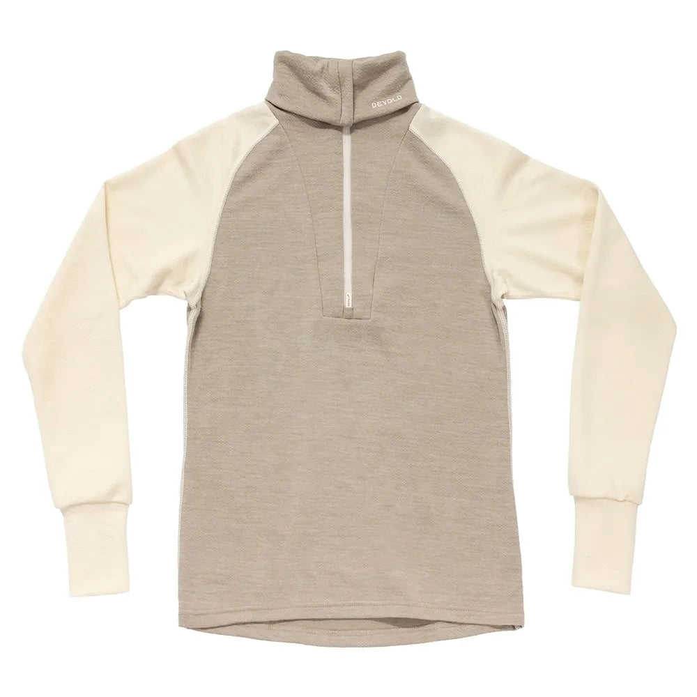 DEVOLD OF NORWAY Expedition Merino Silk half zip long sleeve T-shirt