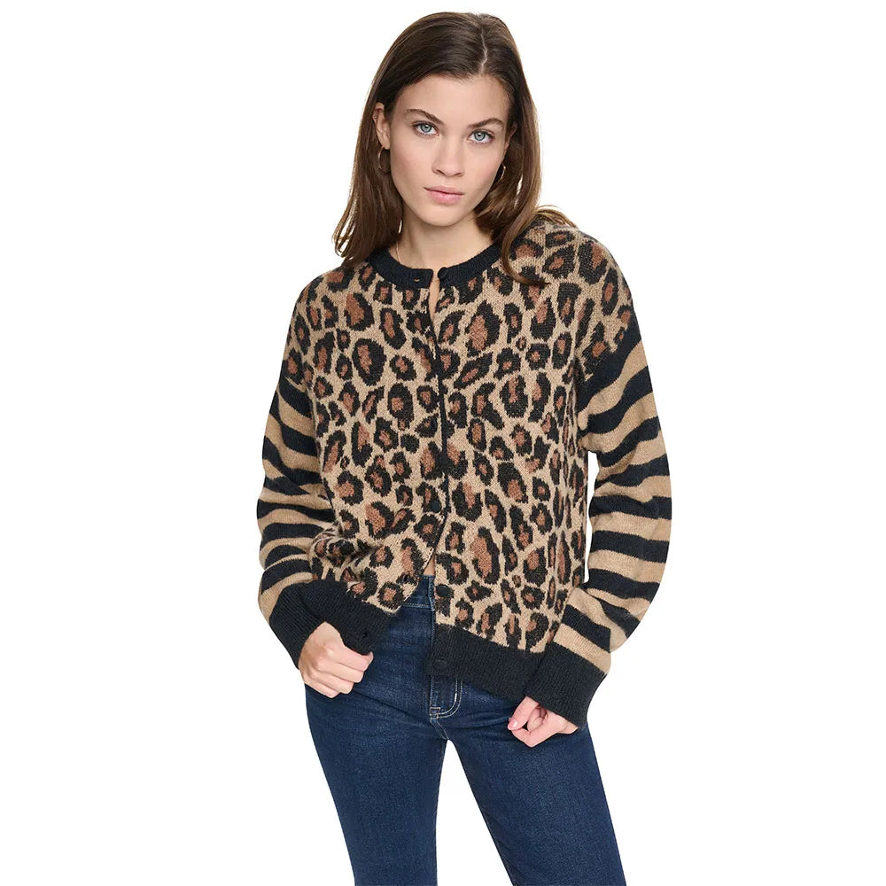 DKNY Cheetah cardigan