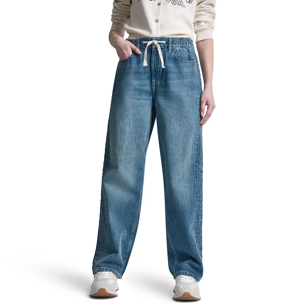 DKNY DW2100261 Relaxed Straight Fit pants