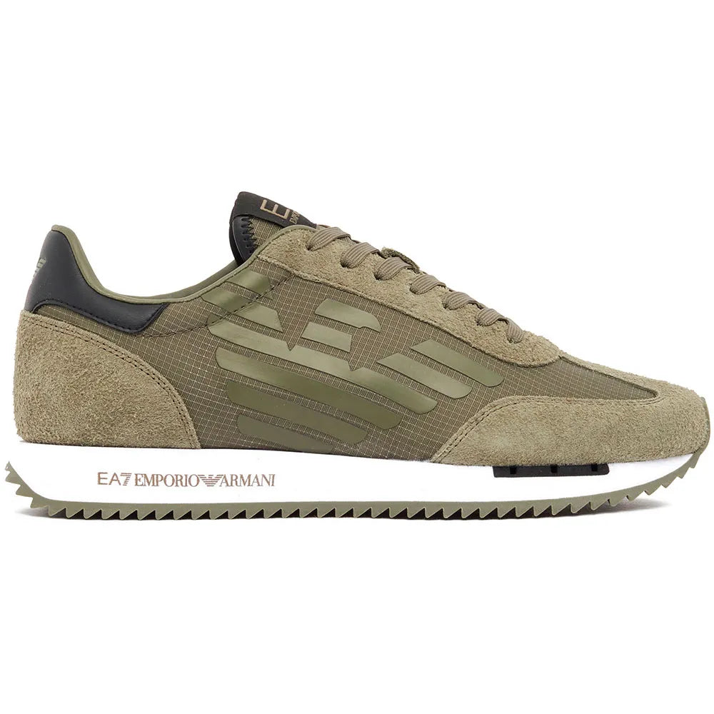 EA7 EMPORIO ARMANI Black & White Vintage Mix trainers