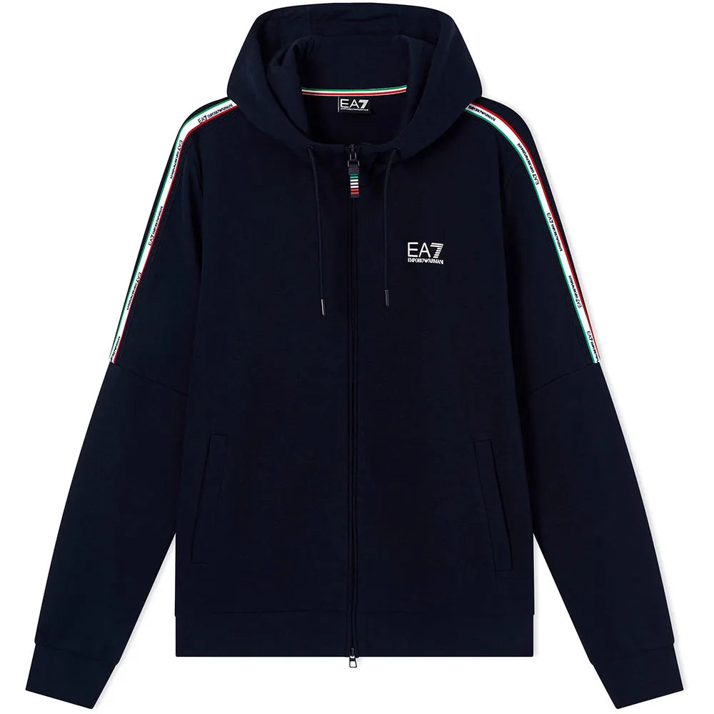EA7 EMPORIO ARMANI Italian Spirit full zip sweatshirt