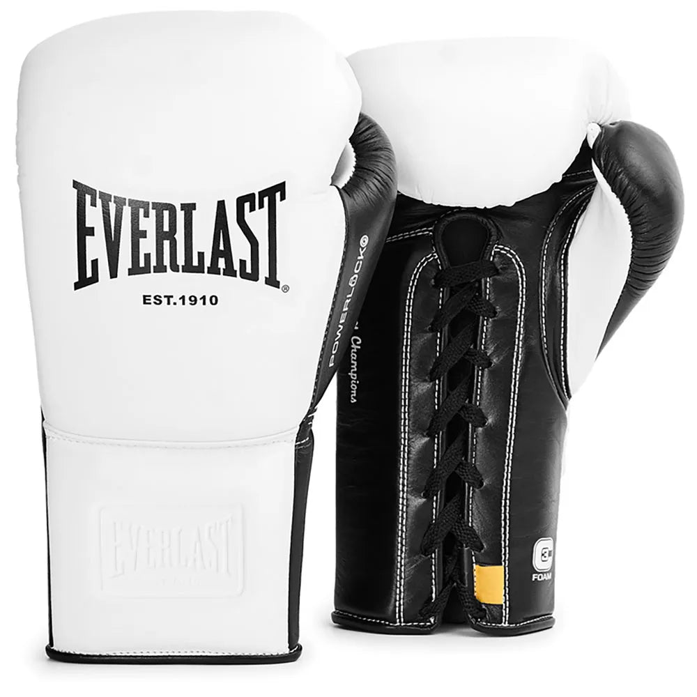 Everlast Powerlock pro og laceup boxing gloves