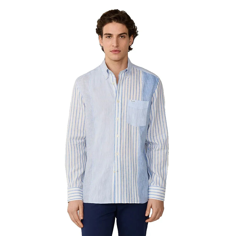 Façonnable FM310944 Linen long sleeve shirt