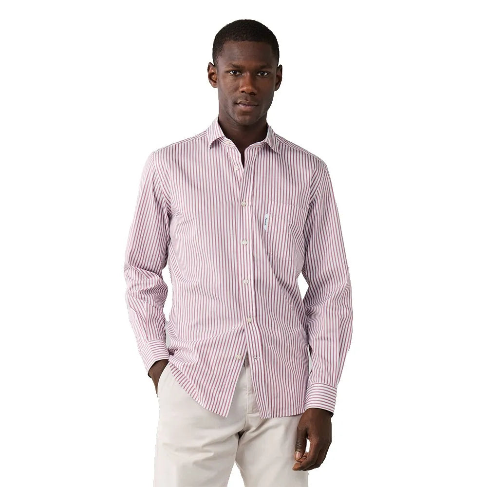 Façonnable Hairln Stripe Twil long sleeve shirt