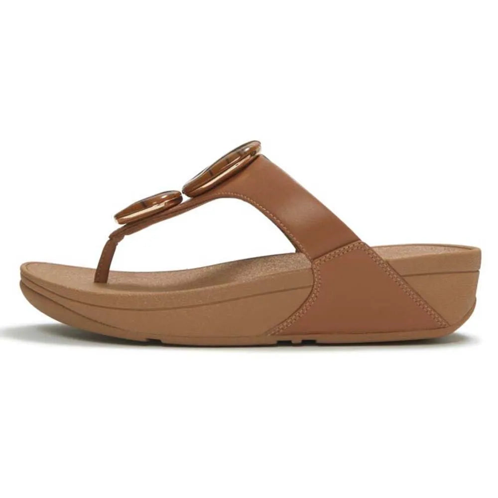 Fitflop Lulu Marbled Stone Toe Post sandals