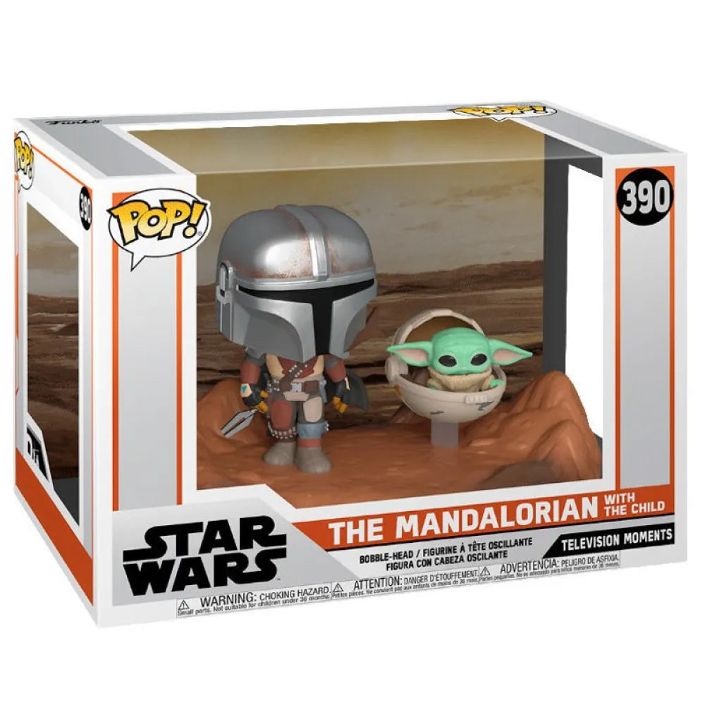 Funko Star Wars Mandalorian Mandalorian And Child Figure