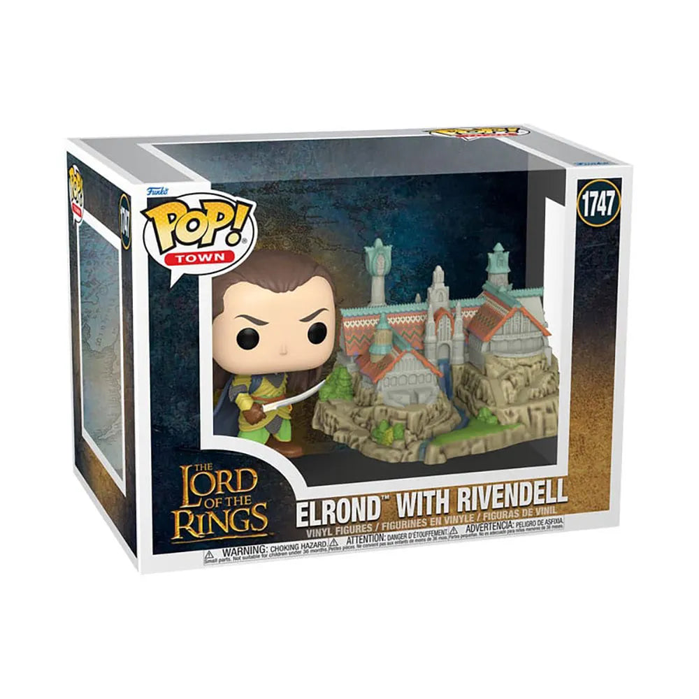 Funko The Lord of the Rings Town Vinyl Elrond & Rivendell 9 cm figure