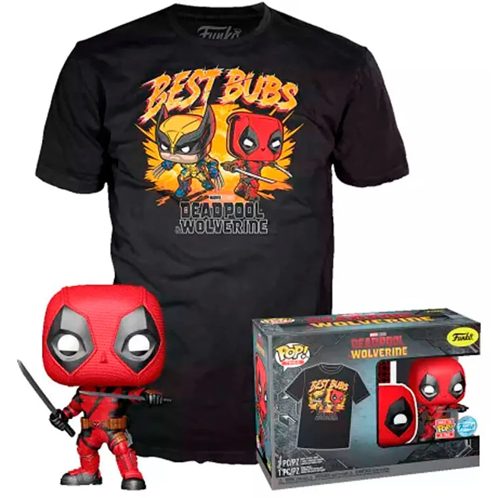 Funko Wolverine Deadpool Marvel short sleeve T-shirt