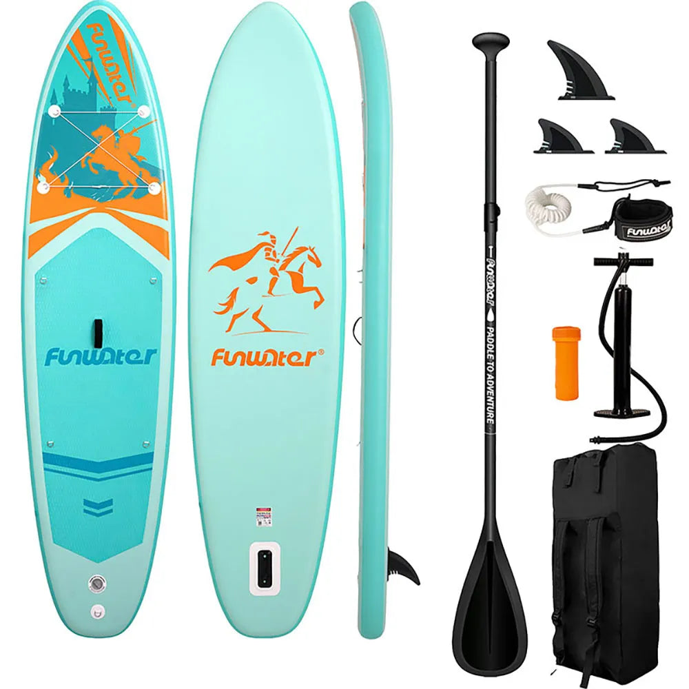 Funwater SUPFW70A inflatable paddle surf set