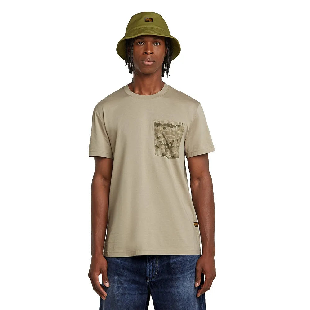G-Star Shadow Woven Camo Pocket short sleeve T-shirt