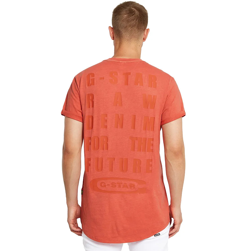 G-Star Text Back Gr Overdyed Lash short sleeve T-shirt