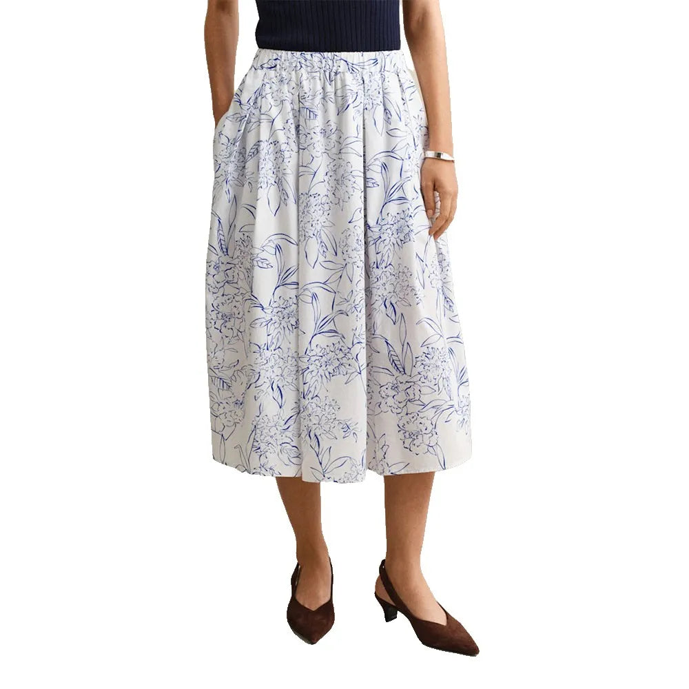 Gant 4400248 midi skirt