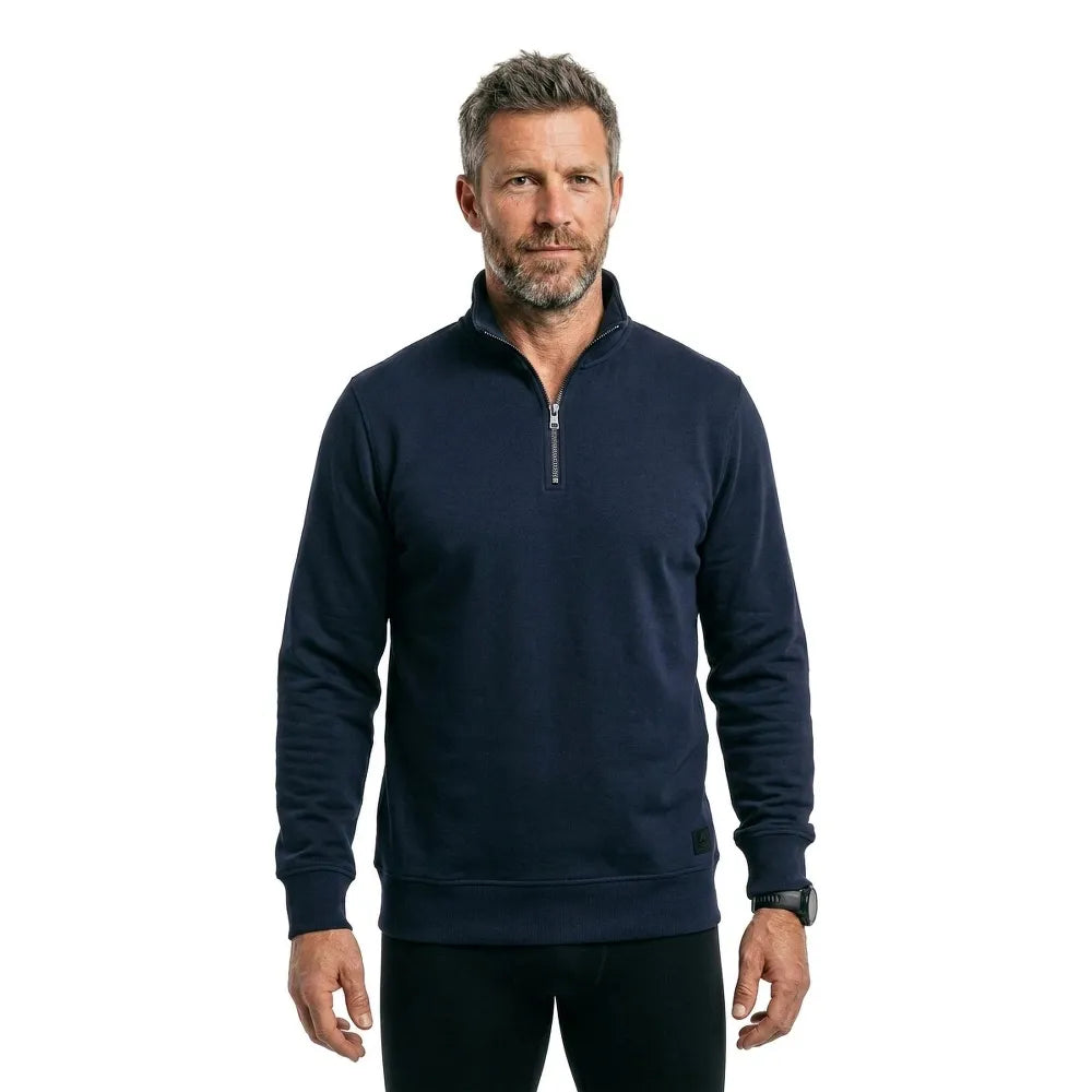 Gant Interlock half zip sweatshirt