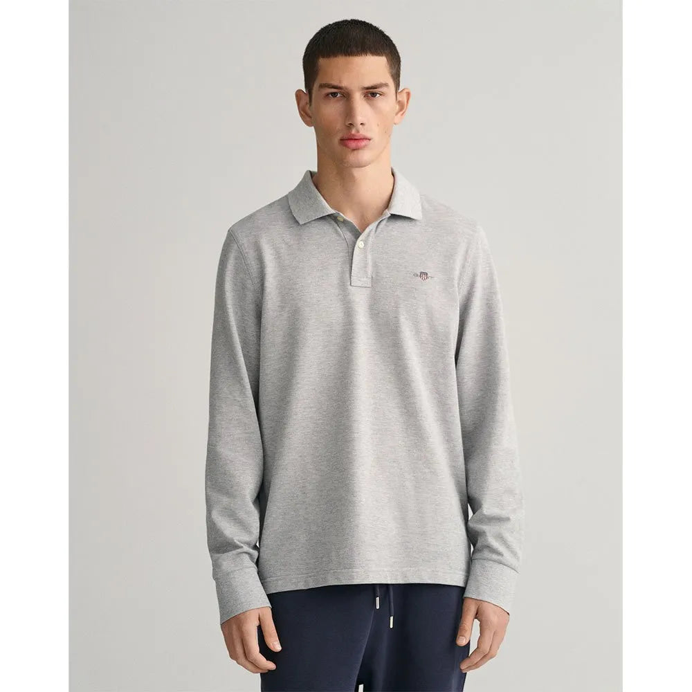 Gant Reg Shield Rugger long sleeve polo