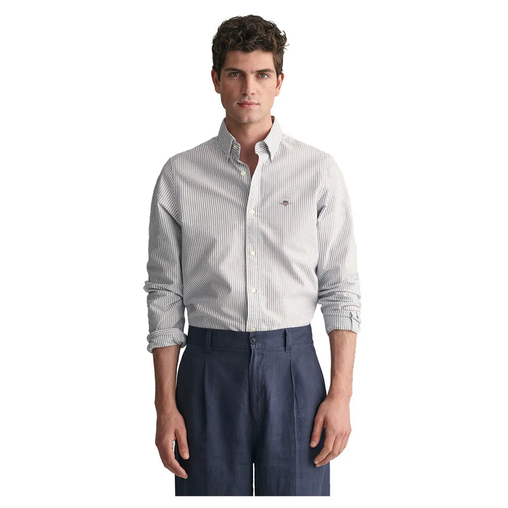 Gant Slim Oxford Banker Stripe long sleeve shirt