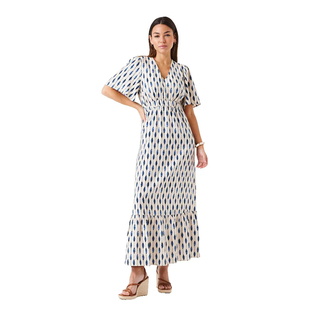 Garcia E50281 short sleeve long dress
