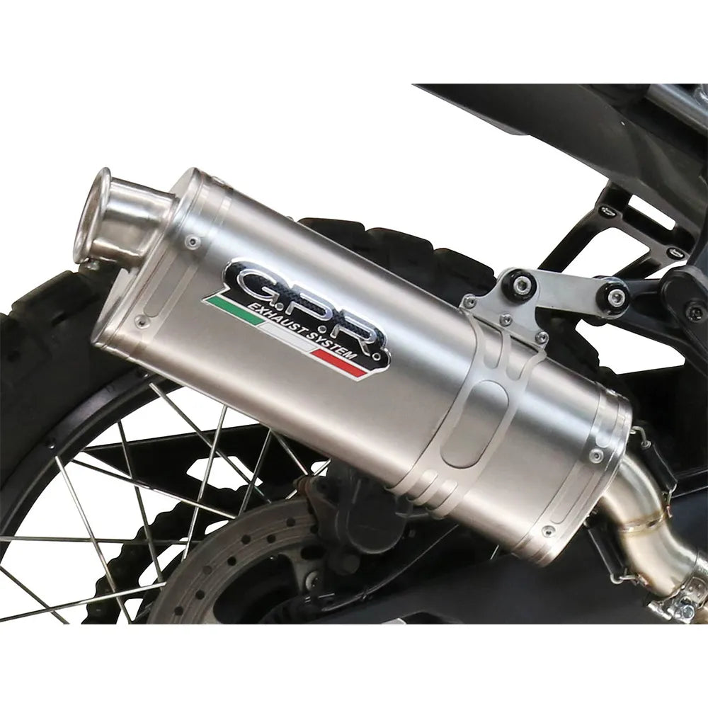 Gpr exclusive Dune Triovale Titanio Zontes 703 F 25-26 Homologated Slip On Muffler
