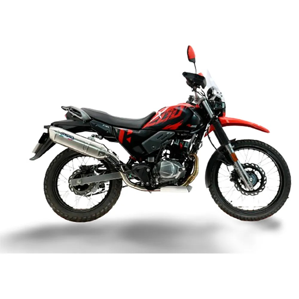 Gpr exclusive Furore-X Acciaio Inox Hero Xpulse 200 4V 25-26 Homologated Full Line System