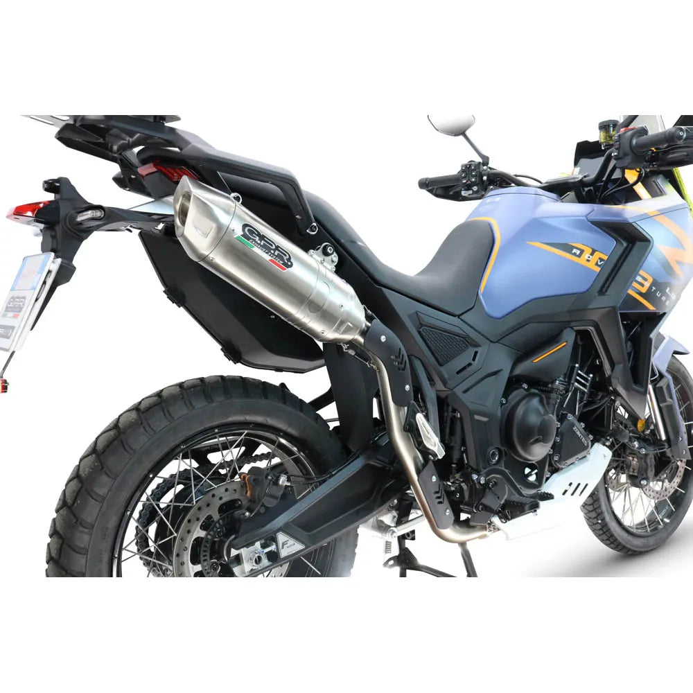 Gpr exclusive Furore-X Acciaio Inox Zontes 703 F 25-26 Homologated Slip On Muffler