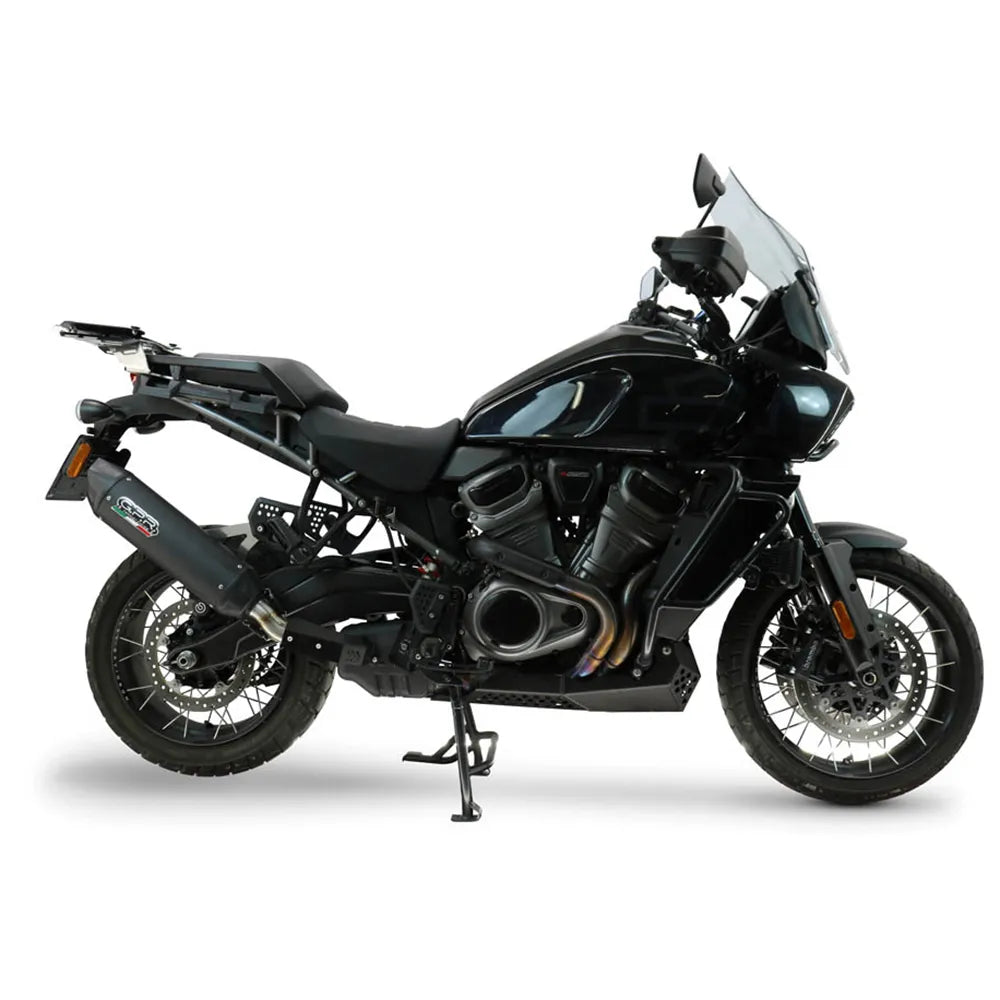 Gpr exclusive Furore-X Titanio Nero Harley Davidson Pan America 1250 20-24 Homologated Slip On Muffler
