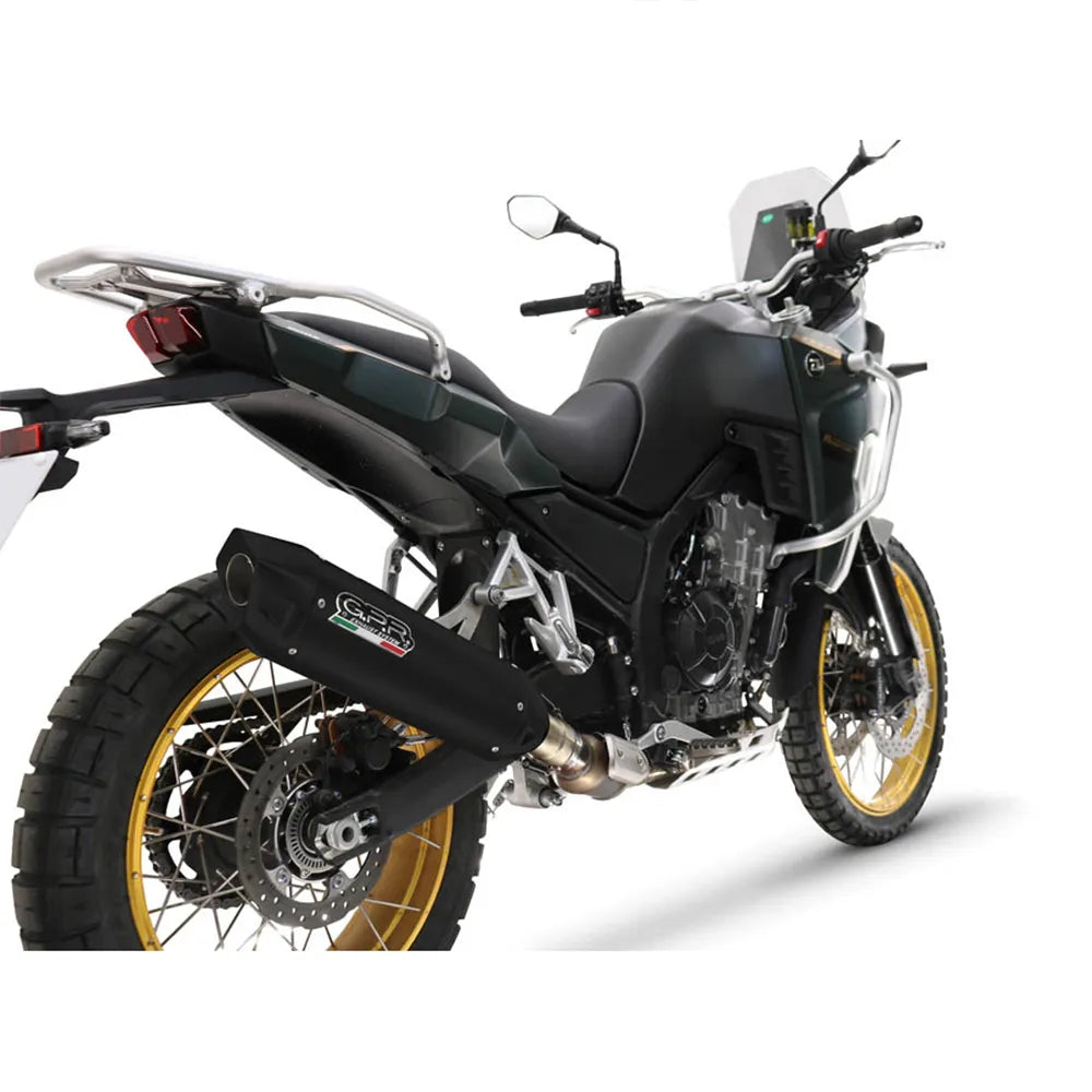 Gpr exclusive Furore-X Titanio Nero Kove 800X 24-26 Not Homologated Slip On Muffler
