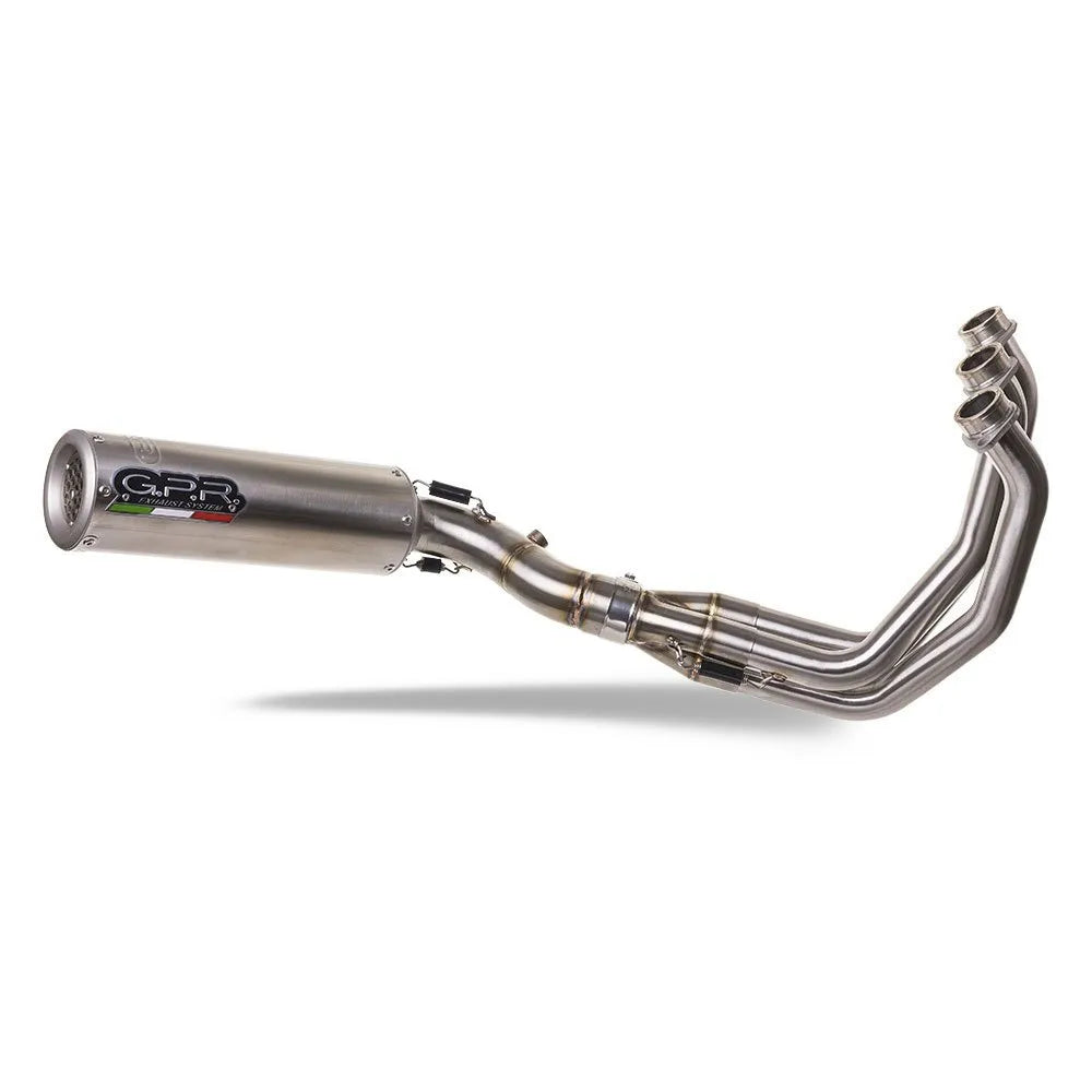 GPR Exhaust Systems M3 Inox Triumph Trident 660 2021-2024 E5 Round Low Not Homologated Full Line System
