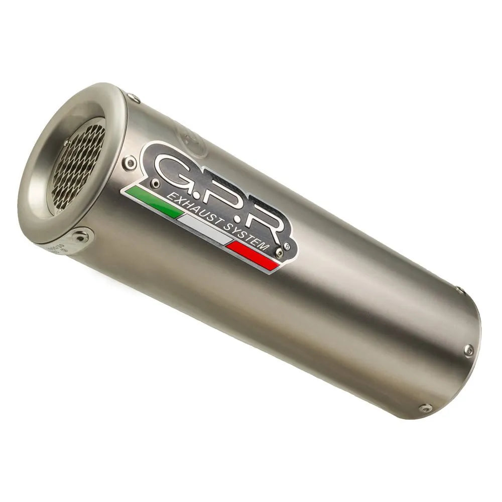 GPR Exhaust Systems M3 Natural BMW G 310 GS 22-23 Ref:E5.BM.CAT.106.M3.TN Titanium With Catalyst Homologated Full Line System