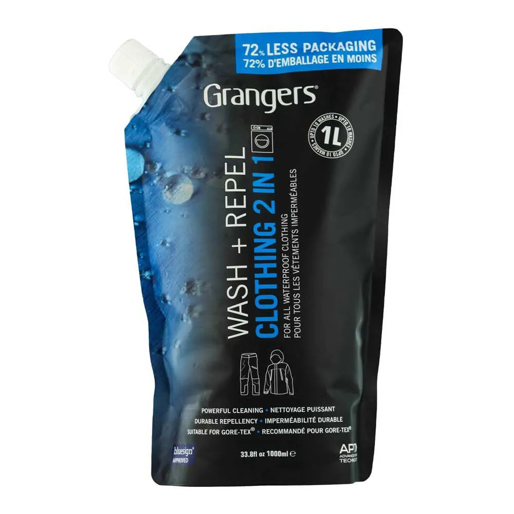Grangers Wash + Repel Clothing 2in1 Cleaner & Water Repellent 1L