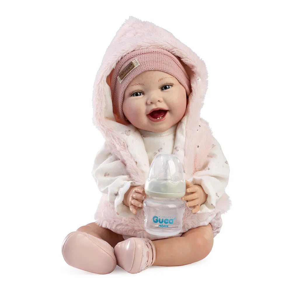 Guca Elsa Baby Reborn Hairless 42-46 cm