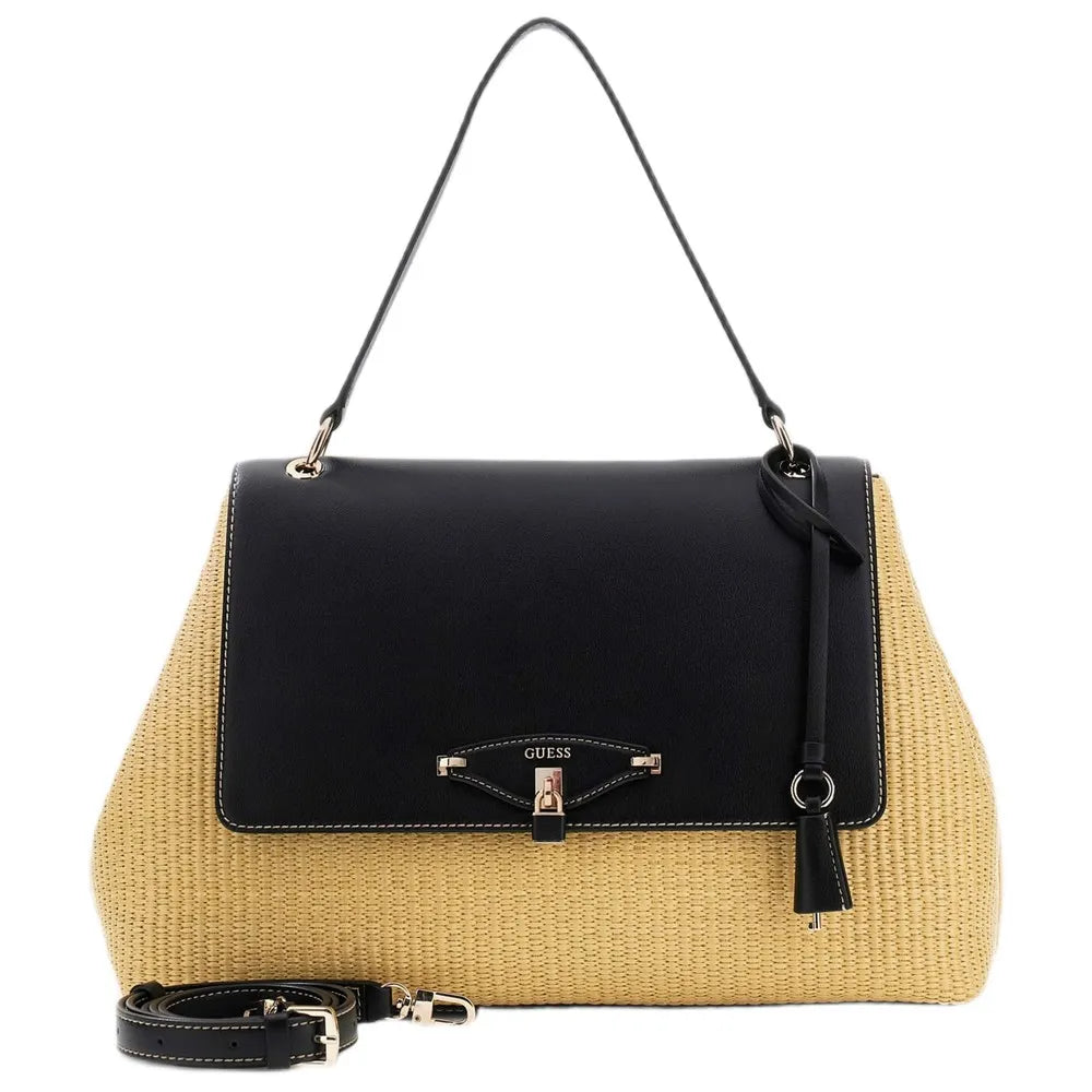 Guess Maggie Straw Large shoulder bag