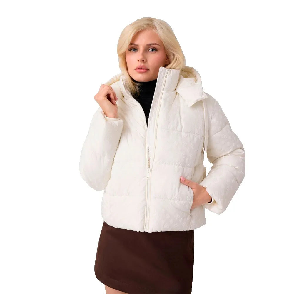 Guess New Daisy Logo Cropped padded jacket