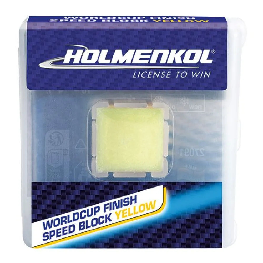 Holmenkol Worldcup finish speed yellow 0°C/-5°C 10gr wax