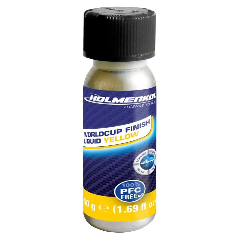 Holmenkol Worldcup finish yellow 0°C/-6°C 50ml liquid wax