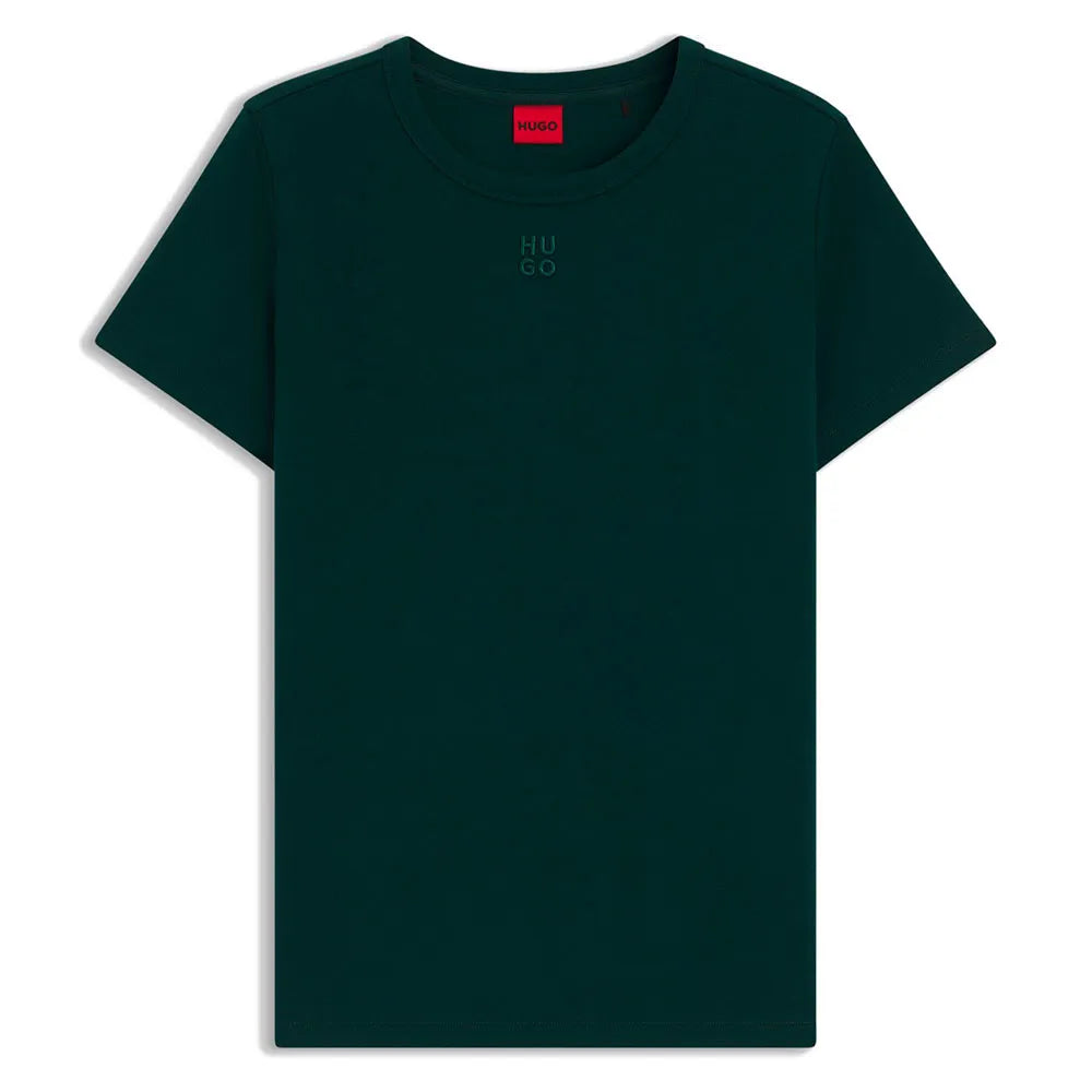 HUGO Deloris 10258222 RED short sleeve T-shirt