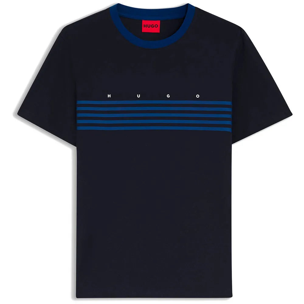 HUGO Dempsy 10272987 RED short sleeve T-shirt