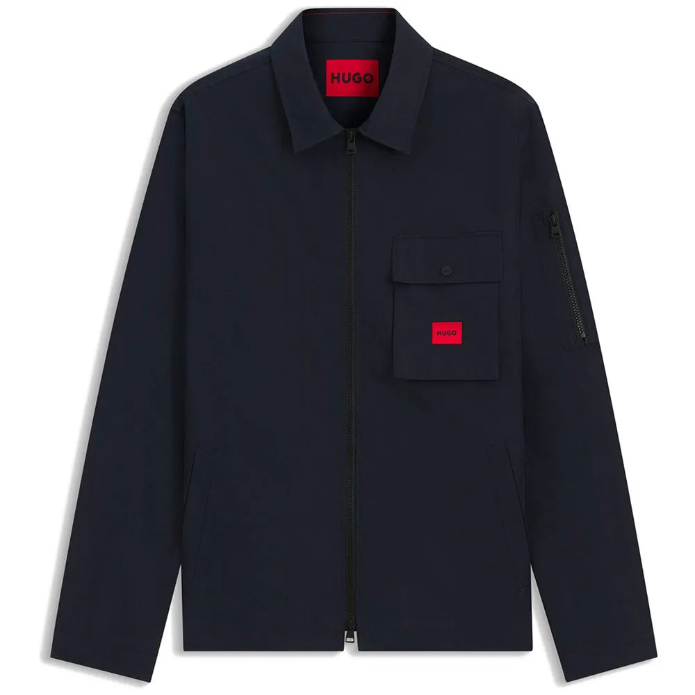HUGO Emmond 10246344 RED long sleeve shirt