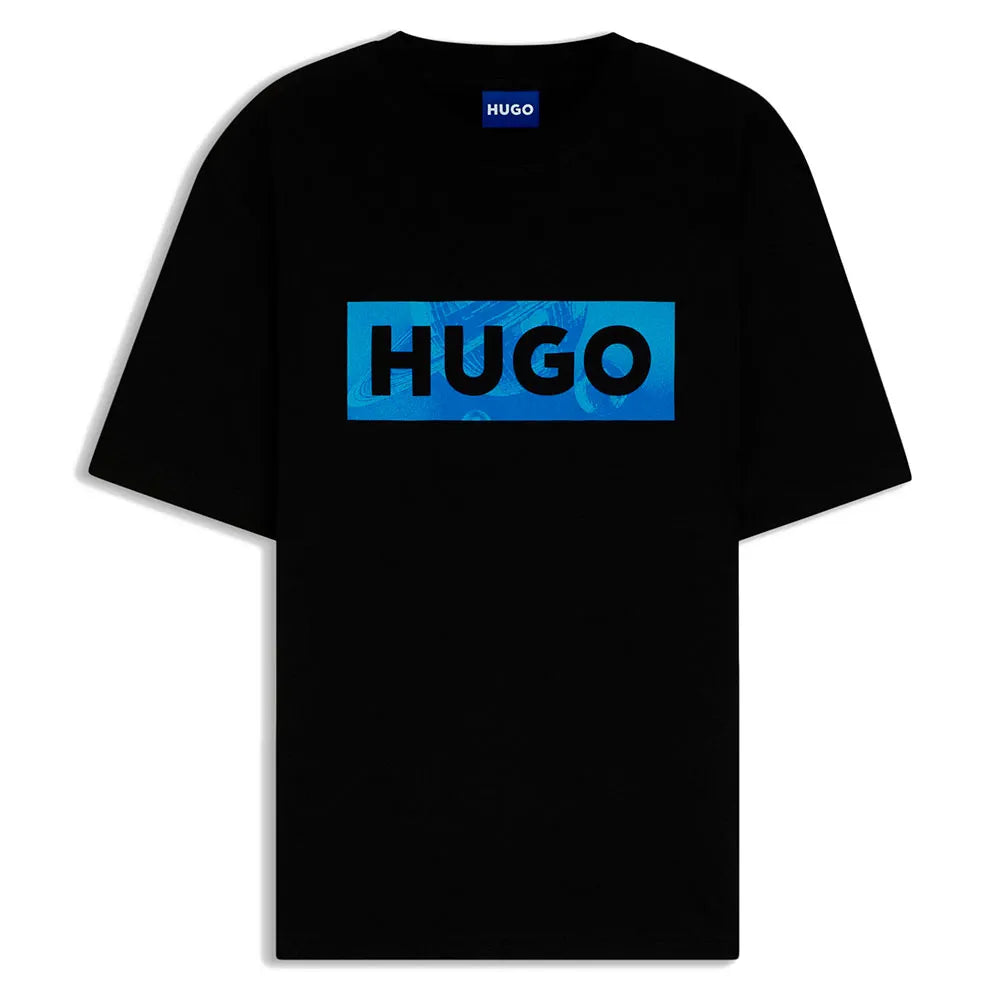 HUGO Nalien 10258299 BLUE short sleeve T-shirt
