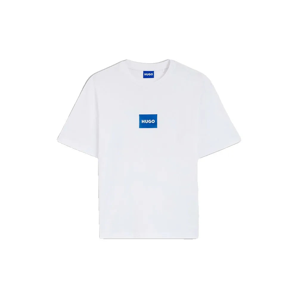 HUGO Nayonix 10258299 BLUE short sleeve T-shirt