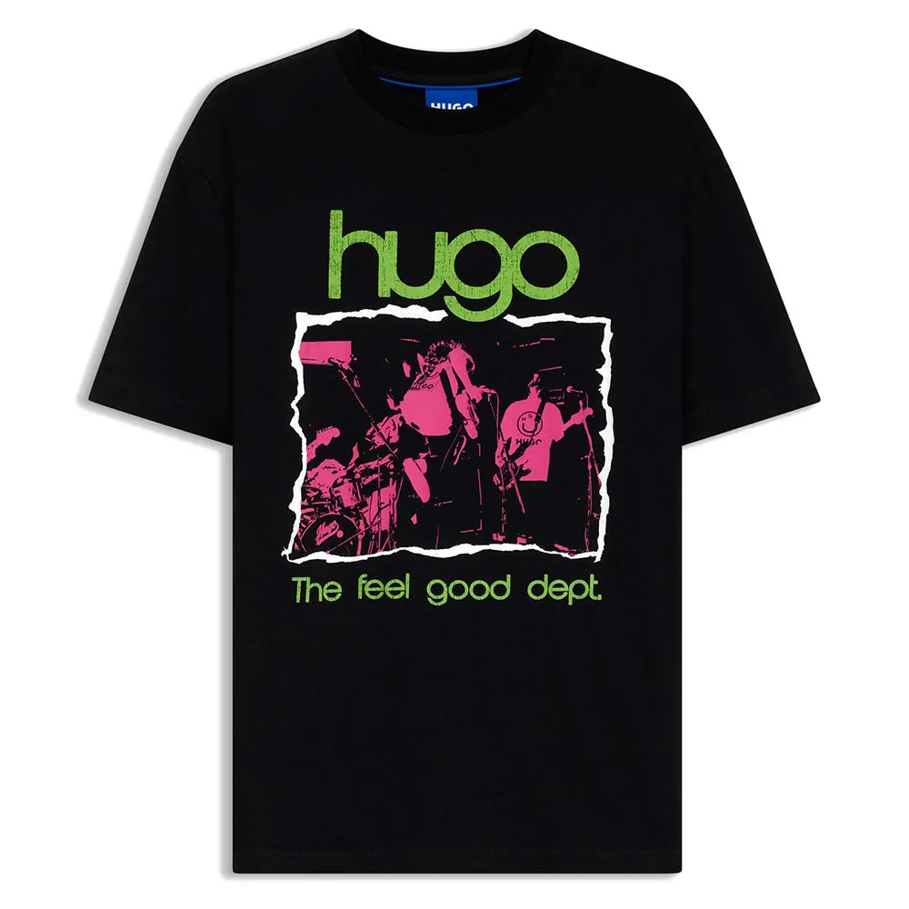 HUGO Nopix 10261710 01 BLUE short sleeve T-shirt