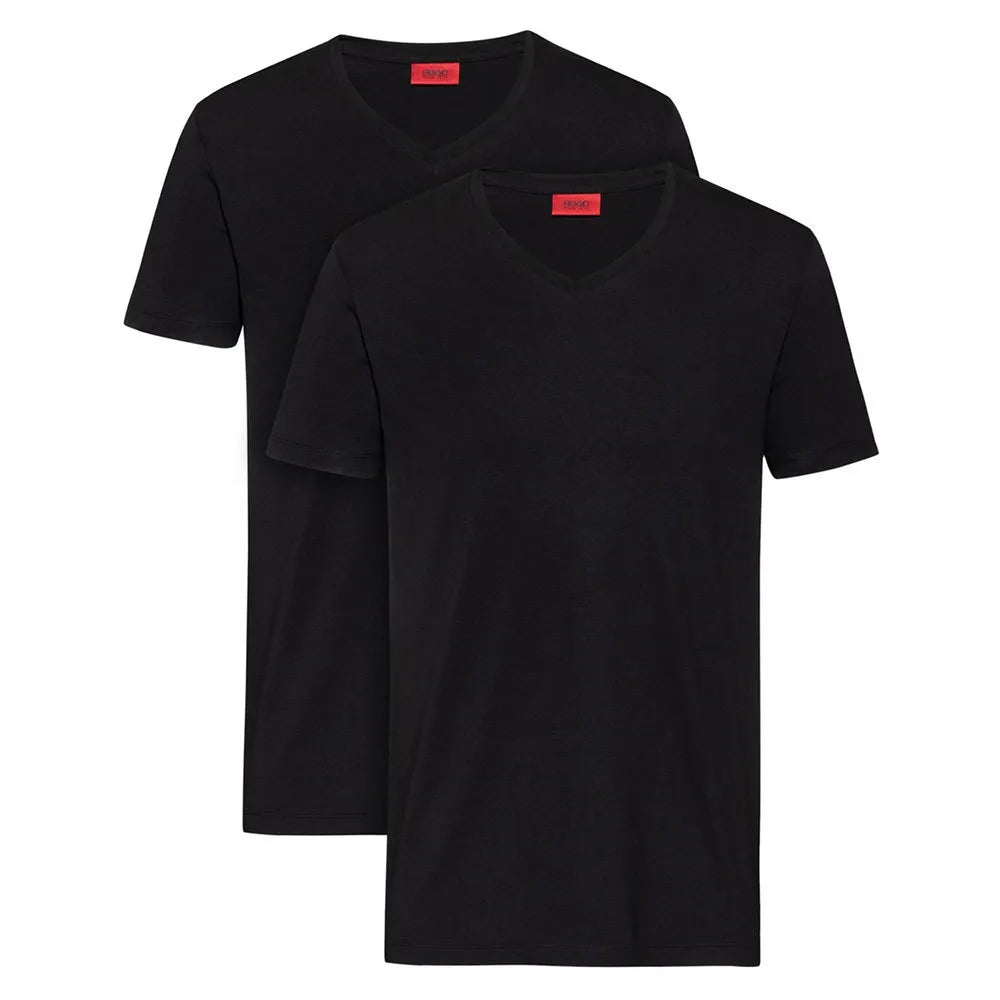 HUGO Short sleeve v neck T-shirt