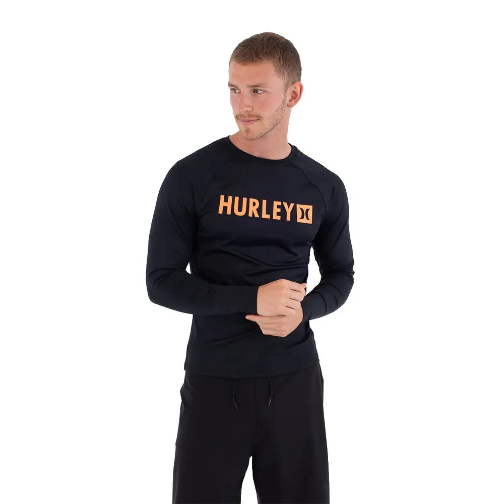 Hurley Slim Fit Box long sleeve rash guard