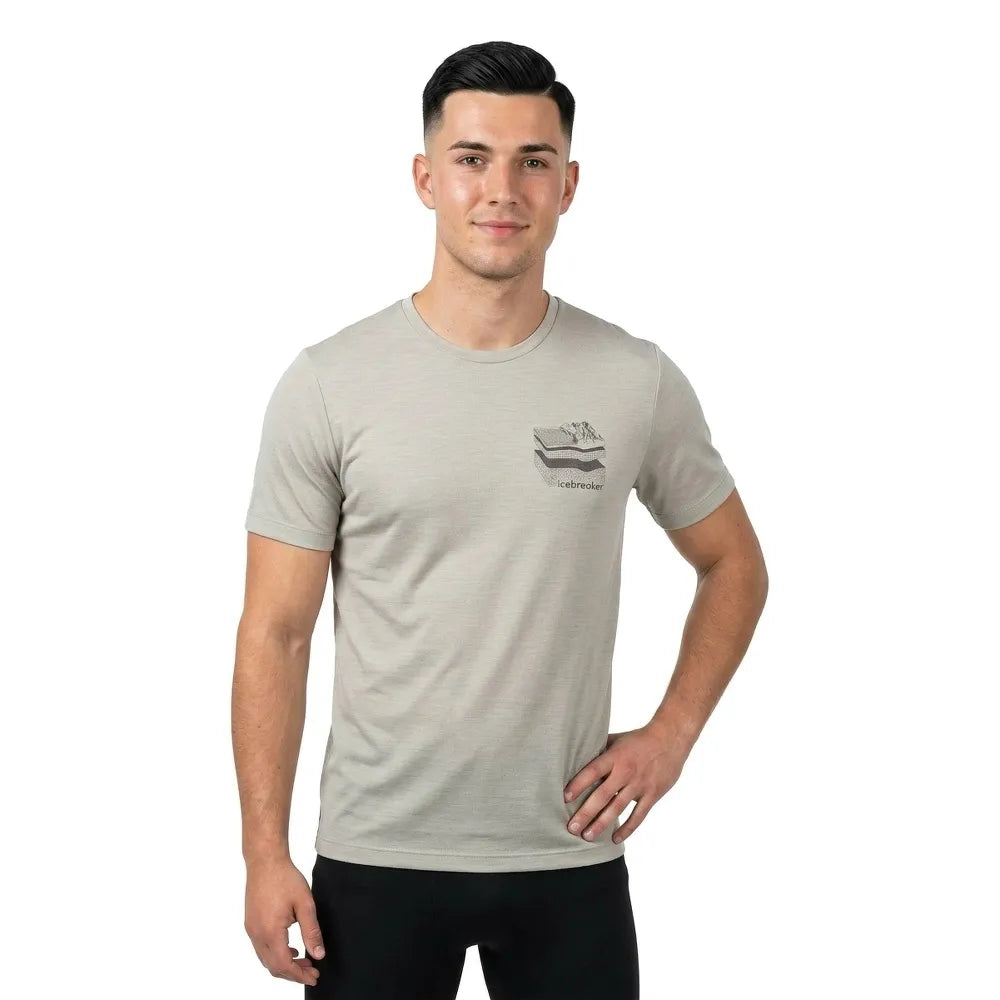 Icebreaker Merino 150 Tech Lite Evolving Lay short sleeve T-shirt